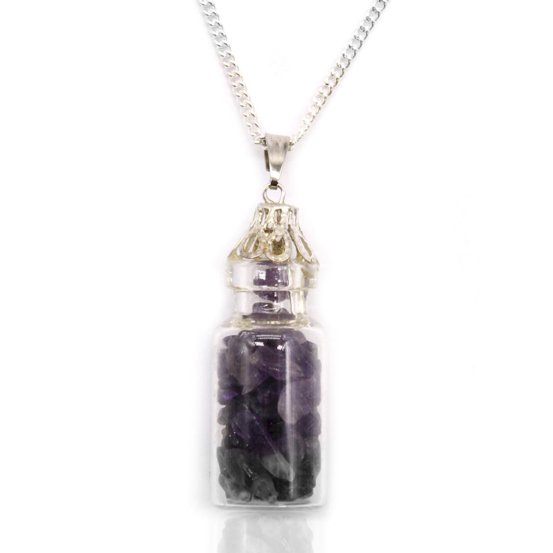 Bottled Gemstone Necklace