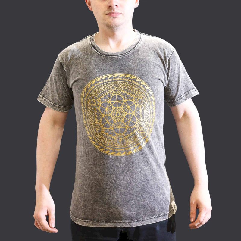 Stone Washed T-Shirt - Chakra