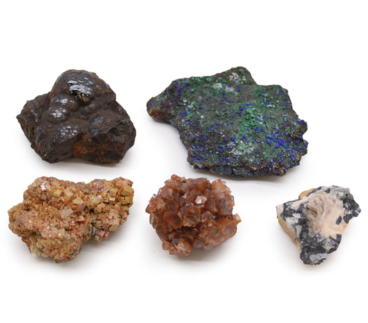 Rare Mineral Specimens - Pack of 5 - Mix 3