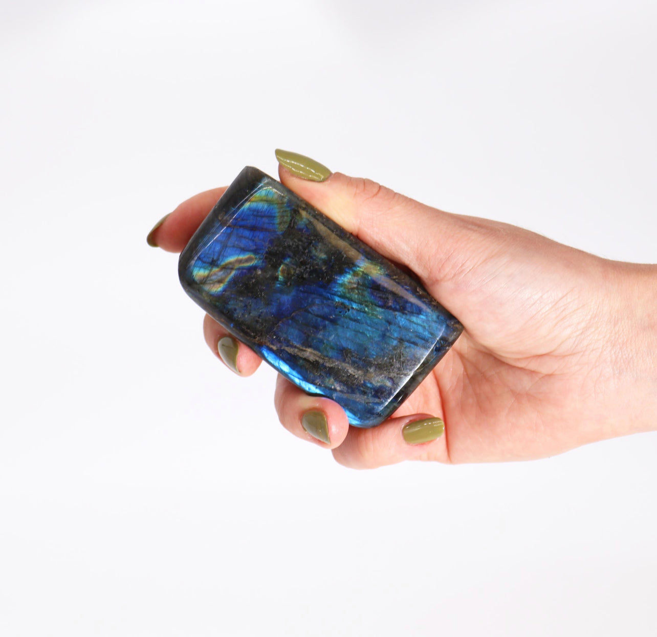Madagascar Labradorite Medium Stone (approx 250-300gms 80-100mm)