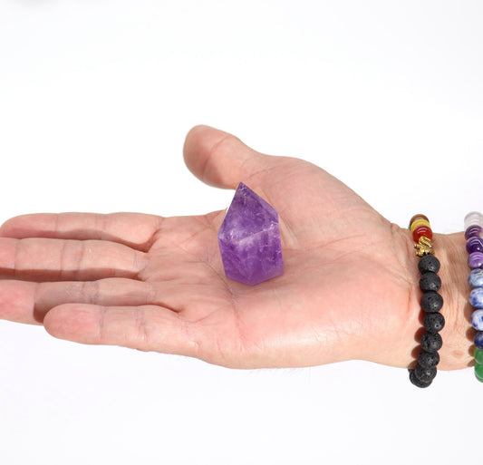 Small Rich Colour Amethyst Points (approx 4-5.5cm)