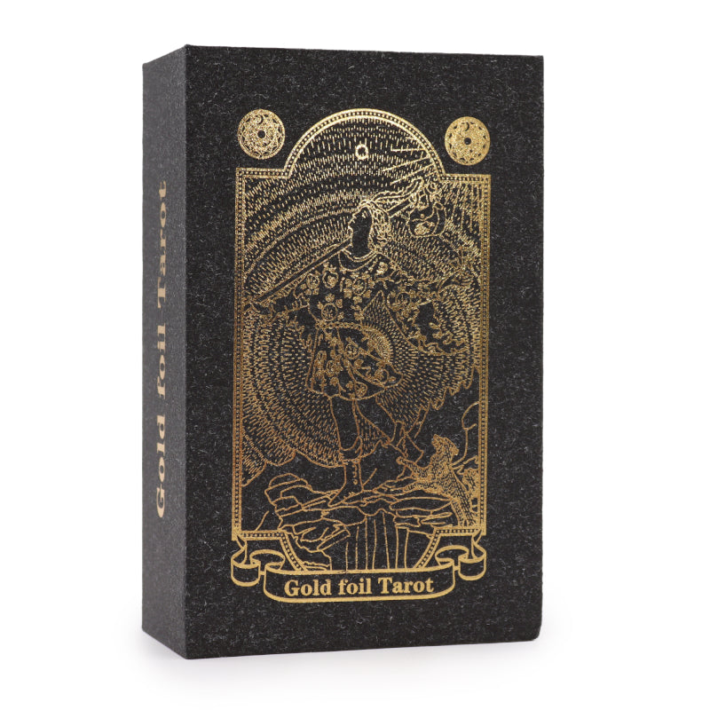 Gold Foil Tarot - Set With Book - Gift Box
