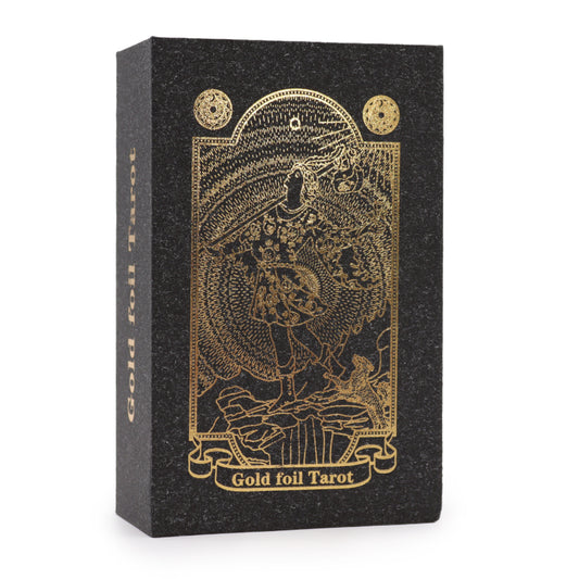 Gold Foil Tarot - Set With Book - Gift Box