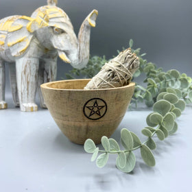 Pentagram Bowl & Smudge Sticks