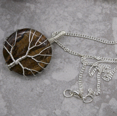 Tree of Life Gemstone Necklace