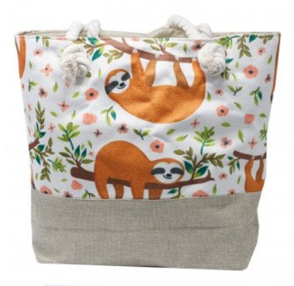 Rope Handled Bag - Sloth